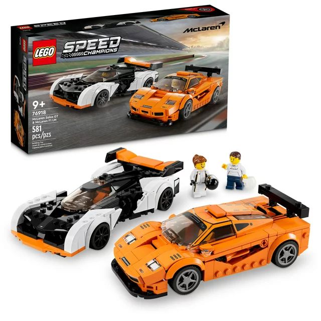 LEGO Speed Champions McLaren Solus GT & McLaren F1 LM 76918 , Featuring 2 Iconic Race Car Toys, H... | Walmart (US)