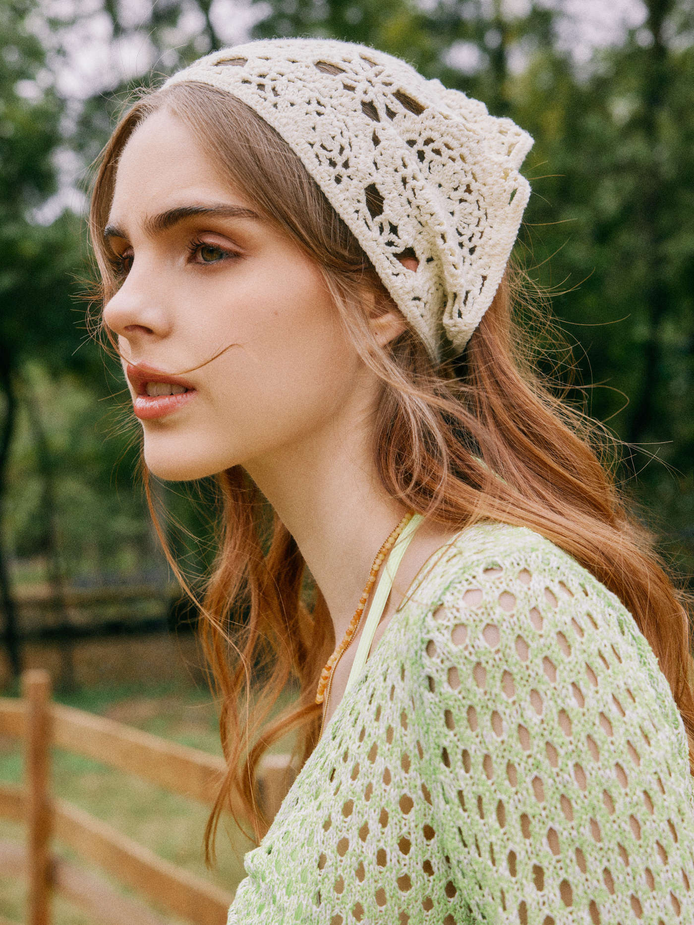 Floral Hollow Out Crochet Hair Band | Cider