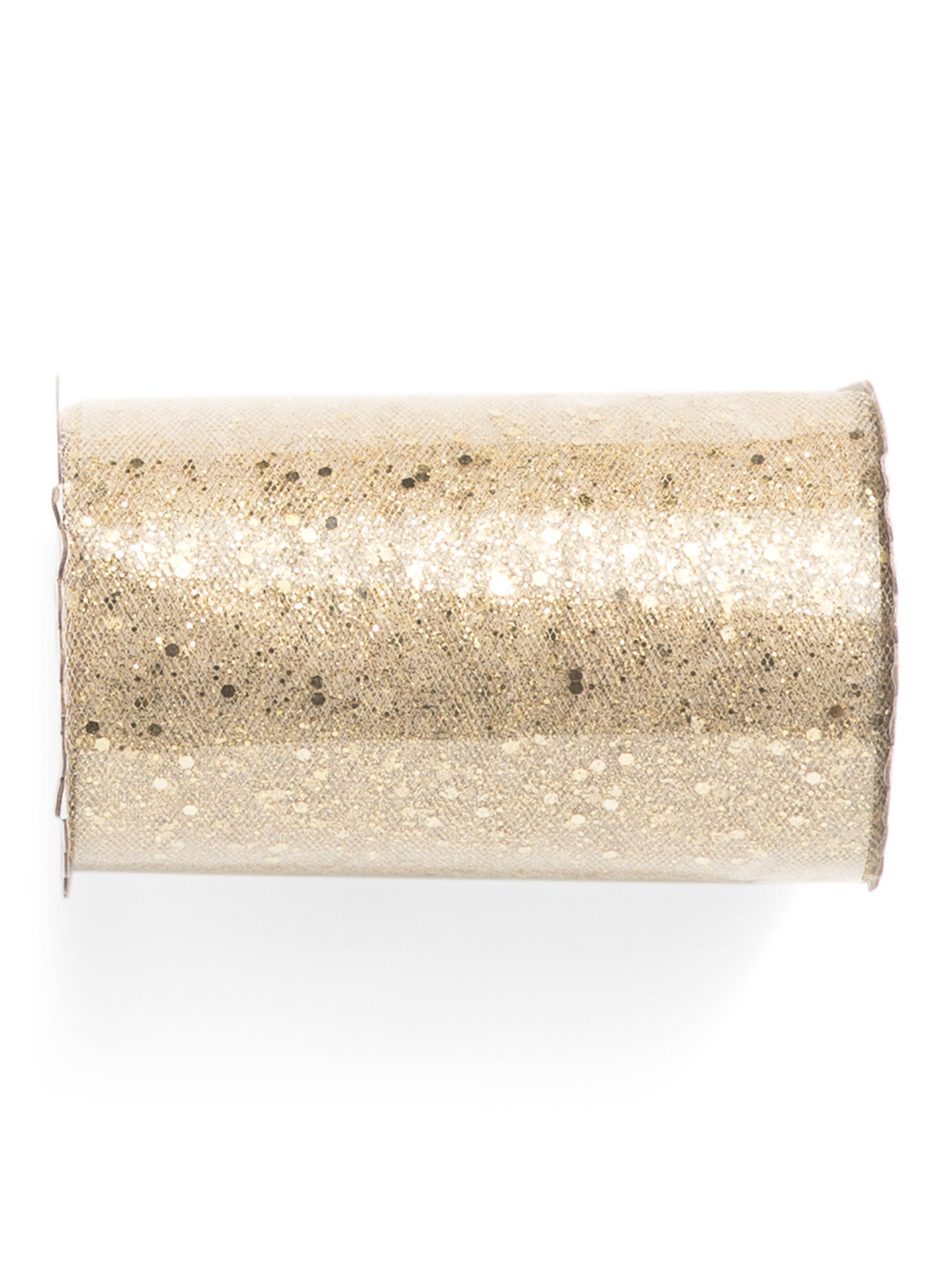Mesh Ribbon With Metallic Glitter | TJ Maxx