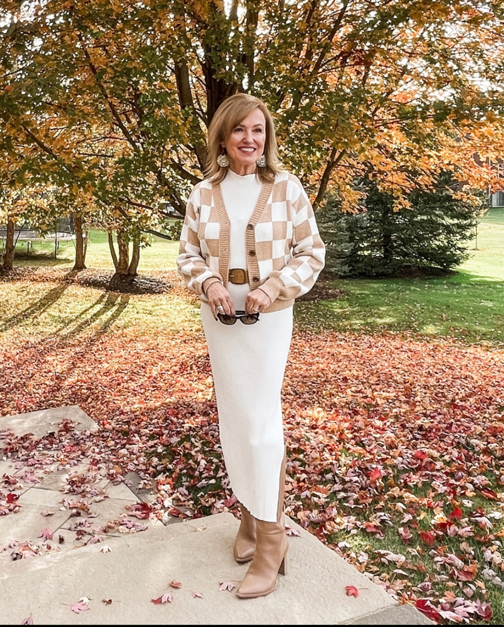 The leaves may be falling, but fall styles are still ascending!  🍁⁠
⁠
I am excited to share that my styling recommendation for "Stylists Swear by These Cheap Clothes & Accessories" was featured in The Zoe Report.  And my recommendation was this fun checkered cardigan, a fall classic.⁠
⁠
With everything, I try to recommend only pieces or brands that I have experienced personally and can stand behind the quality and value.  So, you never have to worry that I am recommending something for any other reason than I think you will love it as much as I do.⁠
⁠