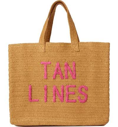 Tan Lines Straw Tote