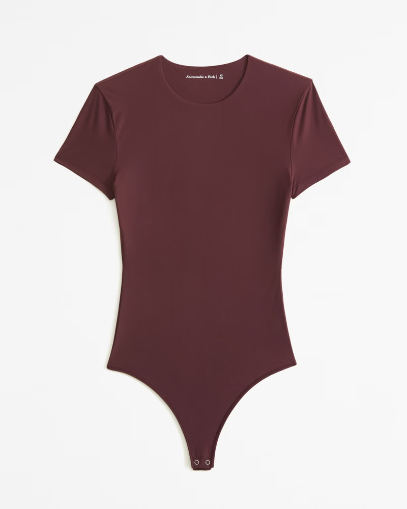 Soft Matte Seamless Tee Bodysuit | Abercrombie & Fitch (US)
