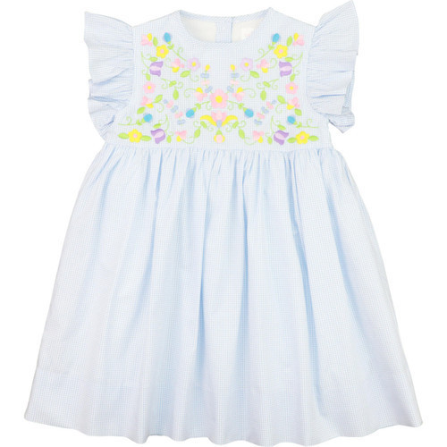 Blue Gingham Fiesta Dress | Cecil and Lou