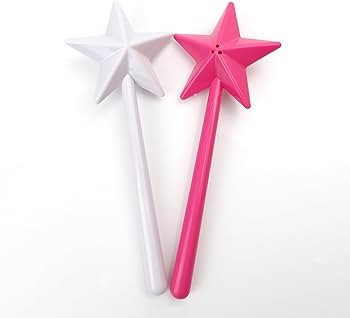 2PCS Salt and Pepper Wand Shaker Magic Fairy Star, Pentagram Shape, Three Hole Dispenser, Refilla... | Amazon (US)