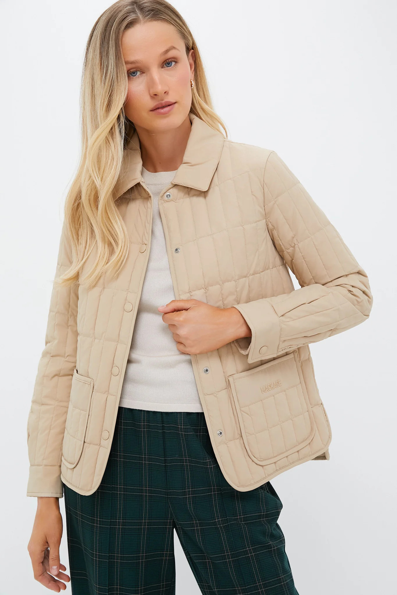 Light Camel Quilted Dulcia Jacket | Tuckernuck (US)