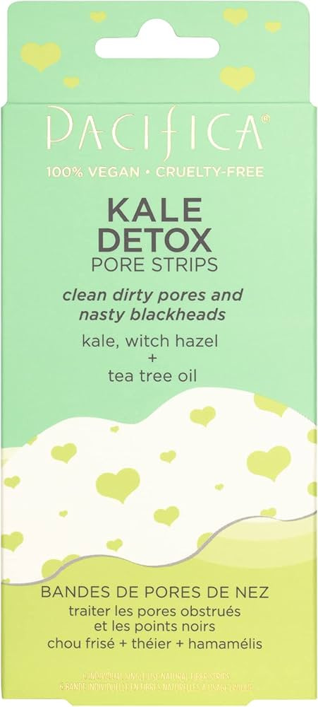 Pacifica - Blackhead Remover Strips Nose Strips - Kale Detox Skin Care - Deep Pore Cleansing Nose... | Amazon (US)