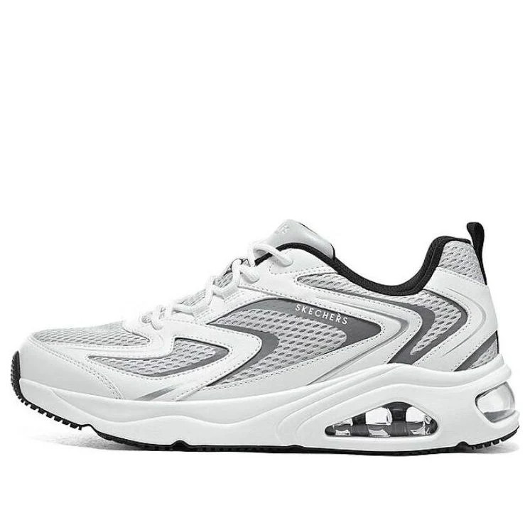 Skechers Street Tres-Air Shoes 'White Grey' 183079-LTGY | KICKS CREW