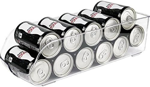 Greenco Refrigerator and Freezer Drink Holder Storage Bin, 13.5"x 5.5"x 3.75", Clear | Amazon (US)