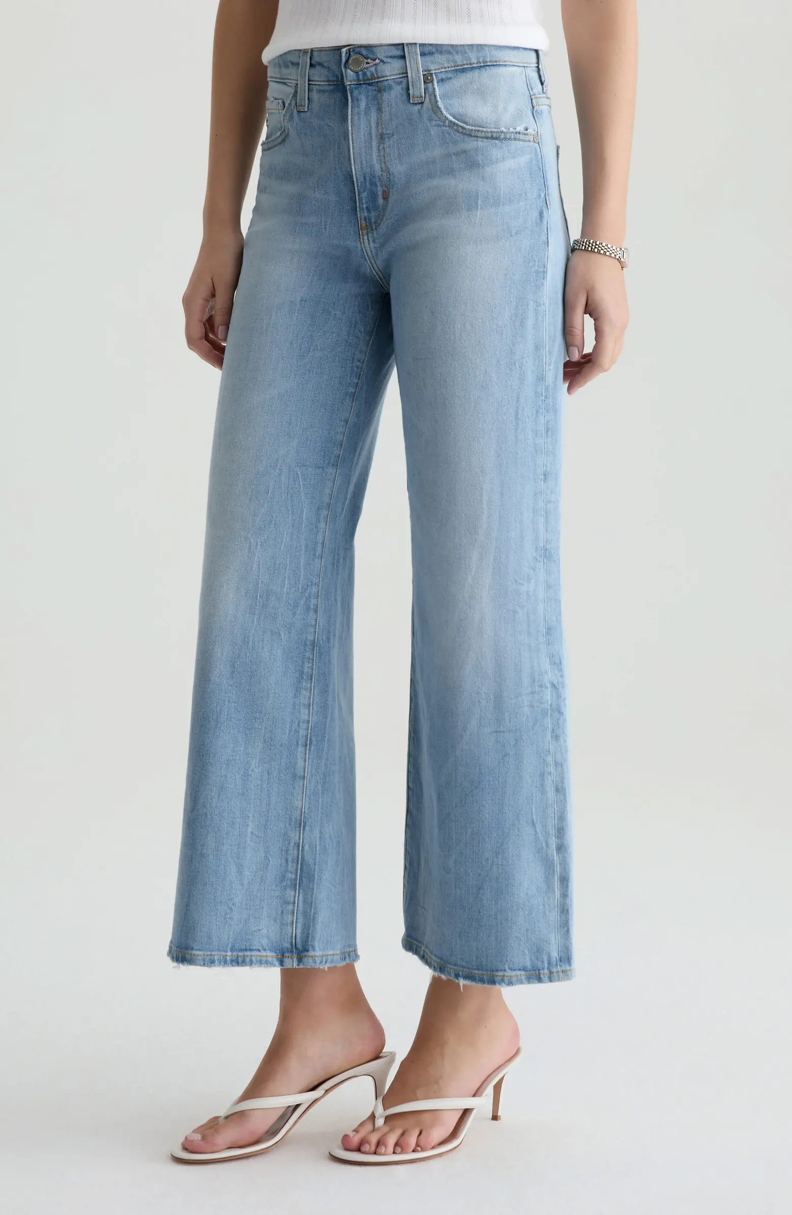 Saige Ankle Wide Leg Jeans | Nordstrom
