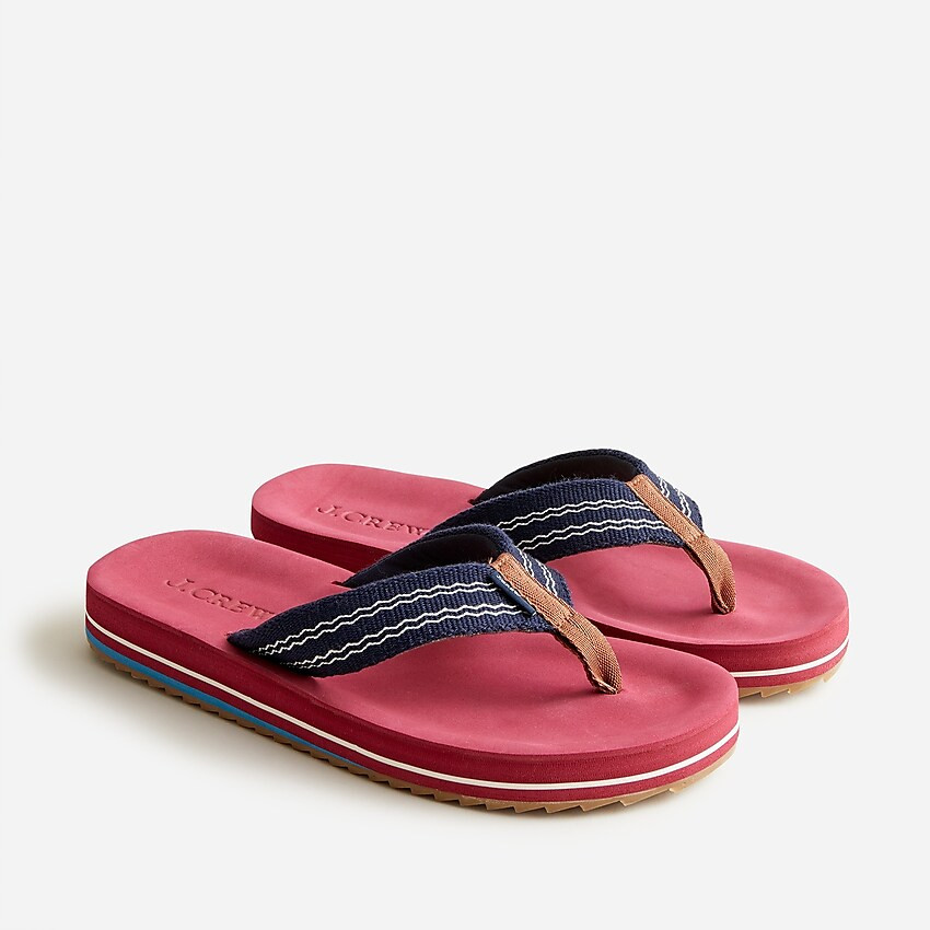 Striped flip-flops | J. Crew US