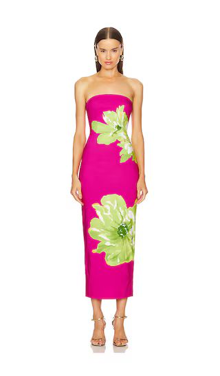 x REVOLVE Joselyn Maxi Dress in Pink Sunburst Floral | Pink Floral Dress | Pink Maxi Dress | Revolve Clothing (Global)