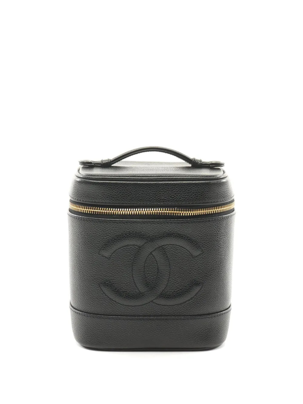 CHANEL Pre-Owned 2000-2002 Vanity bag - Black | Farfetch Global