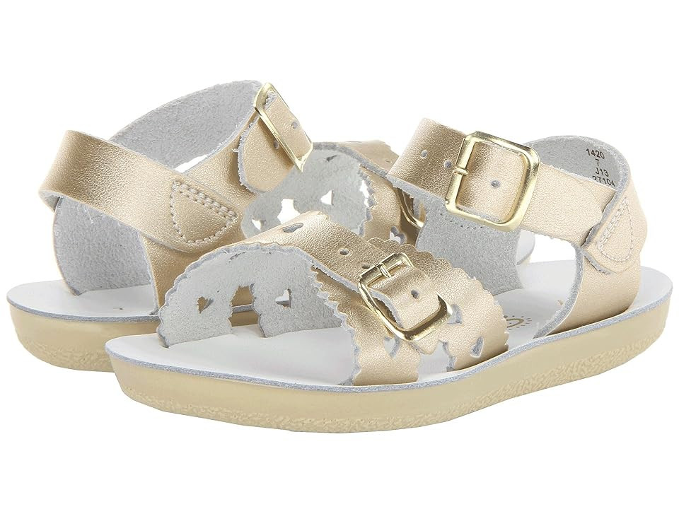 Salt Water Sandal by Hoy Shoes Sun-San - Sweetheart (Toddler/Little Kid) (Gold) Girls Shoes | Zappos