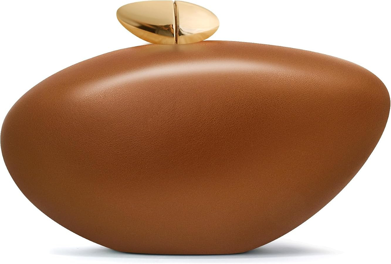 Shell Clutch Purse for Women Formal, Evening Bag, Pearl Clutch | Amazon (US)