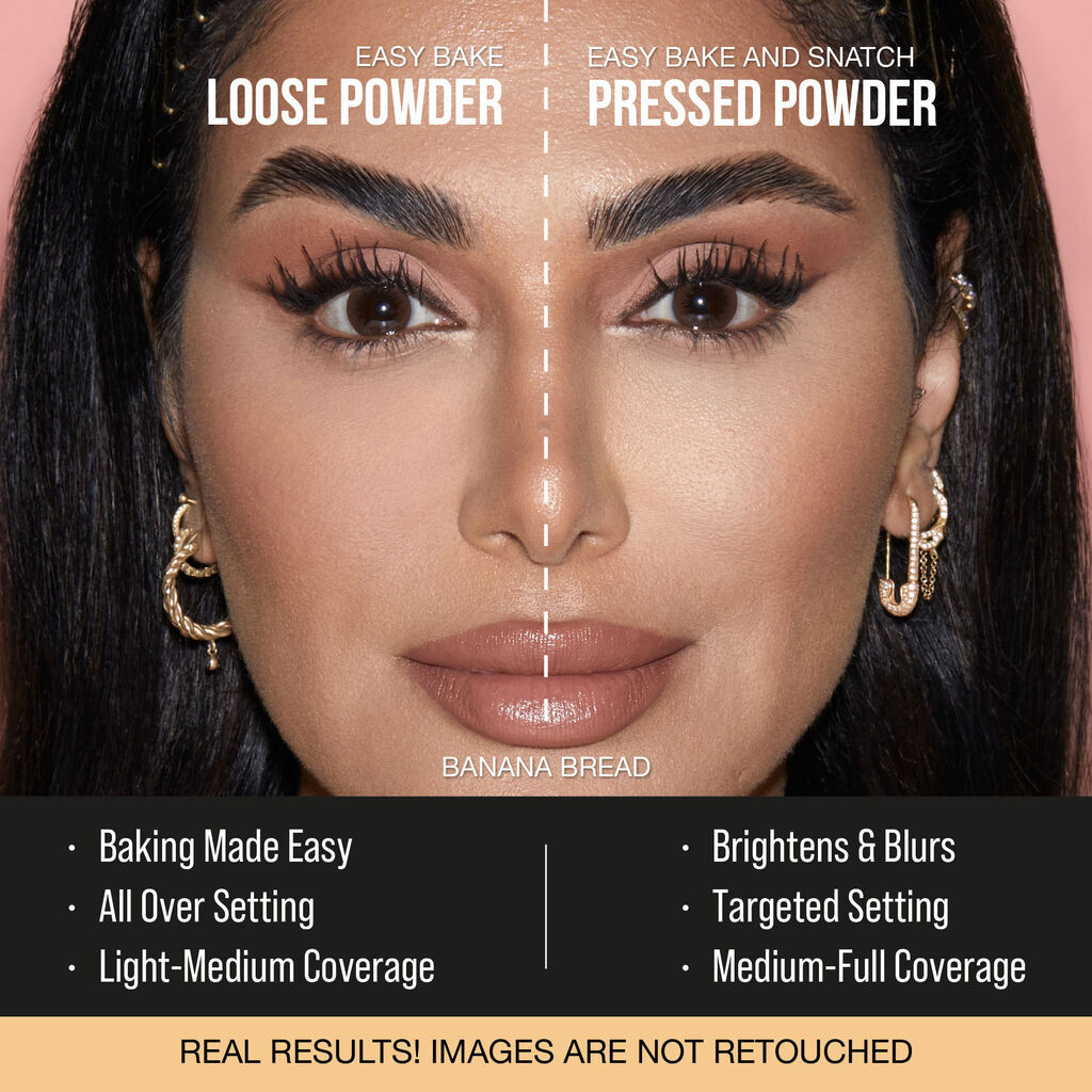 Easy Bake and Snatch Pressed Brightening and Setting Powder | Huda Beauty US