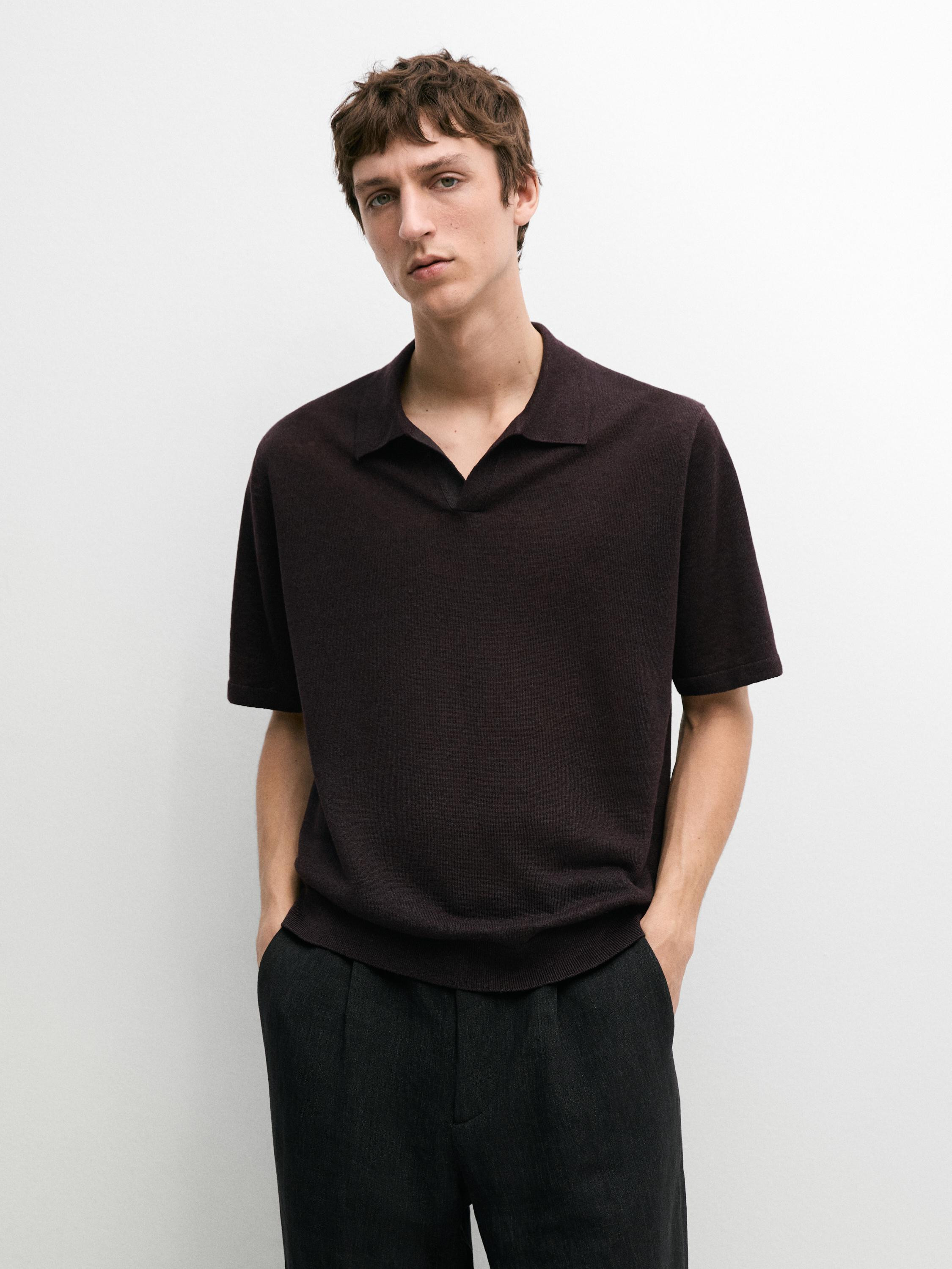VIEW LOOK
Linen V-neck polo sweater

 $130  Colour  Burgundy  +3  Add to basket | Massimo Dutti US
