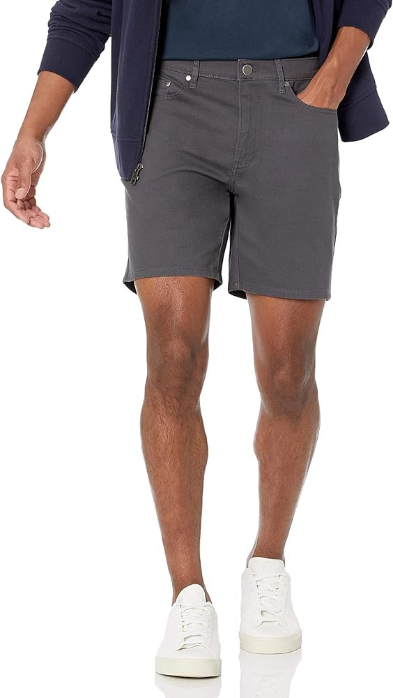 Amazon Essentials Men's Slim-Fit Stretch 5-Pocket Shorts | Amazon (US)