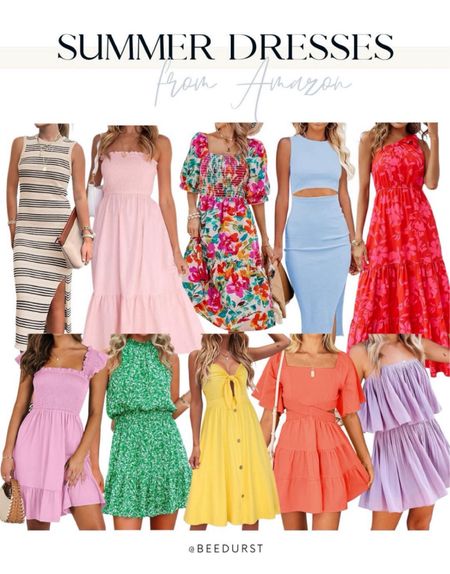 Summer dress from Amazon, summer dresses, summer outfit, spring outfit, floral dress, maxi dress, midi dress, Amazon fashion, country concert outfit, date night outfit, resort wear, vacation outfit, yellow dress, pink dress, festival outfit, beach outfit

#LTKStyleTip #LTKSeasonal #LTKFindsUnder50