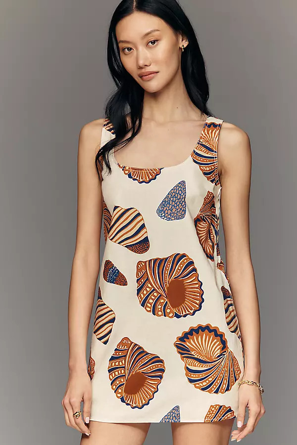 Sahara Linen Sleeveless Mini Dress | Anthropologie (US)