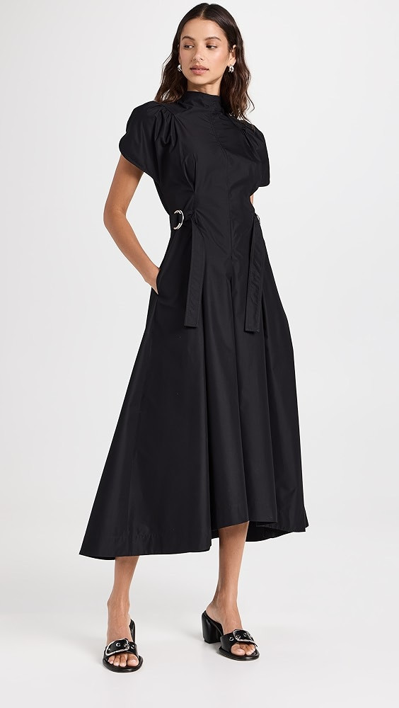 3.1 Phillip Lim Puff Sleeve Side Tie Flare Dress | Shopbop | Shopbop