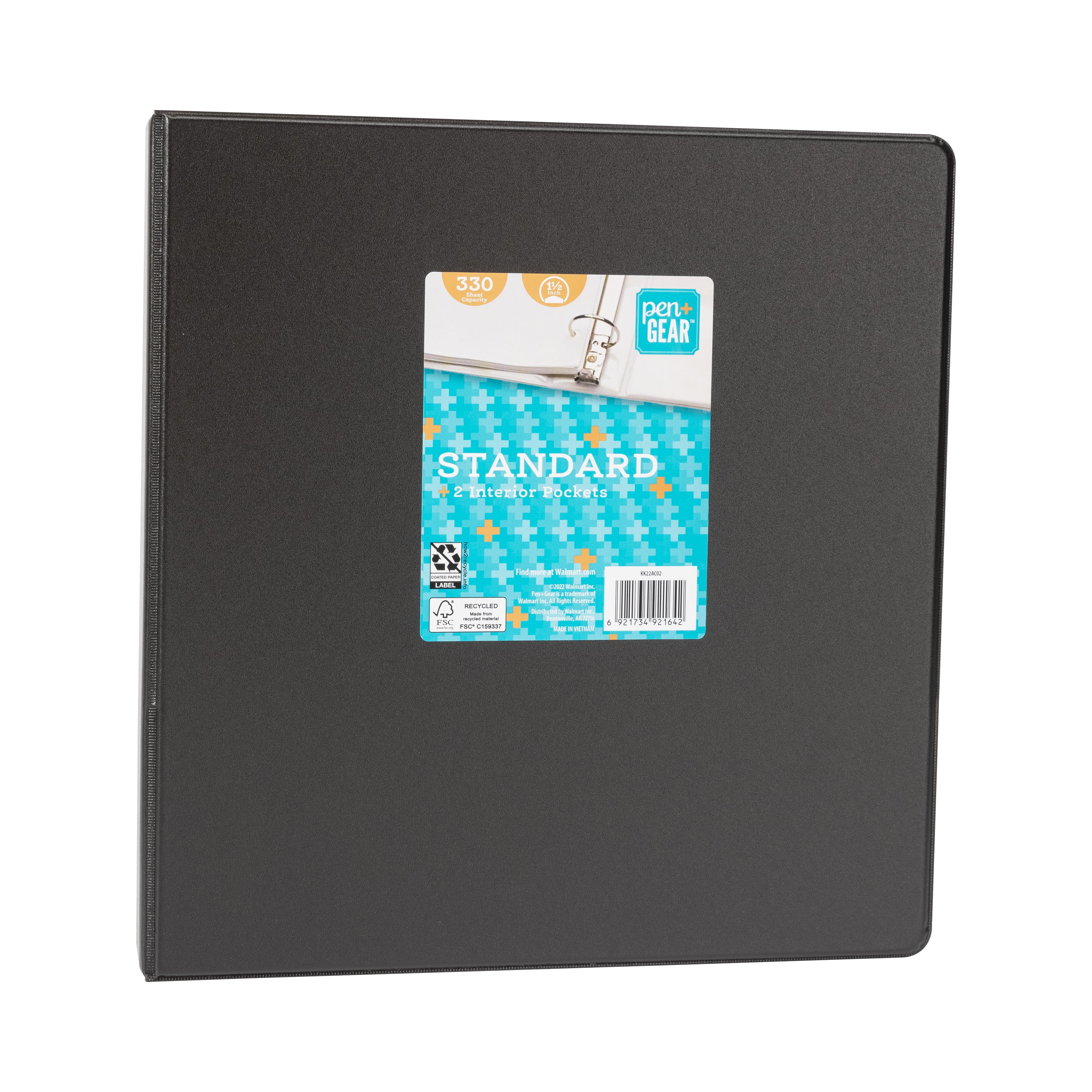 Pen + Gear 3-Ring Economy Binder,1.5 inch Binder Ring Type, O-Ring, Black | Walmart (US)