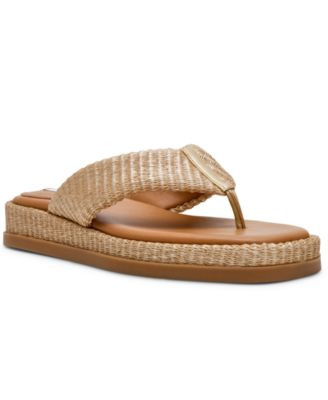 Women's Bella Flatform Slip-On Thong Sandals | Macy's