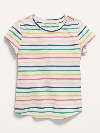 Printed Crew-Neck T-Shirt for Toddler Girls | Old Navy (US)