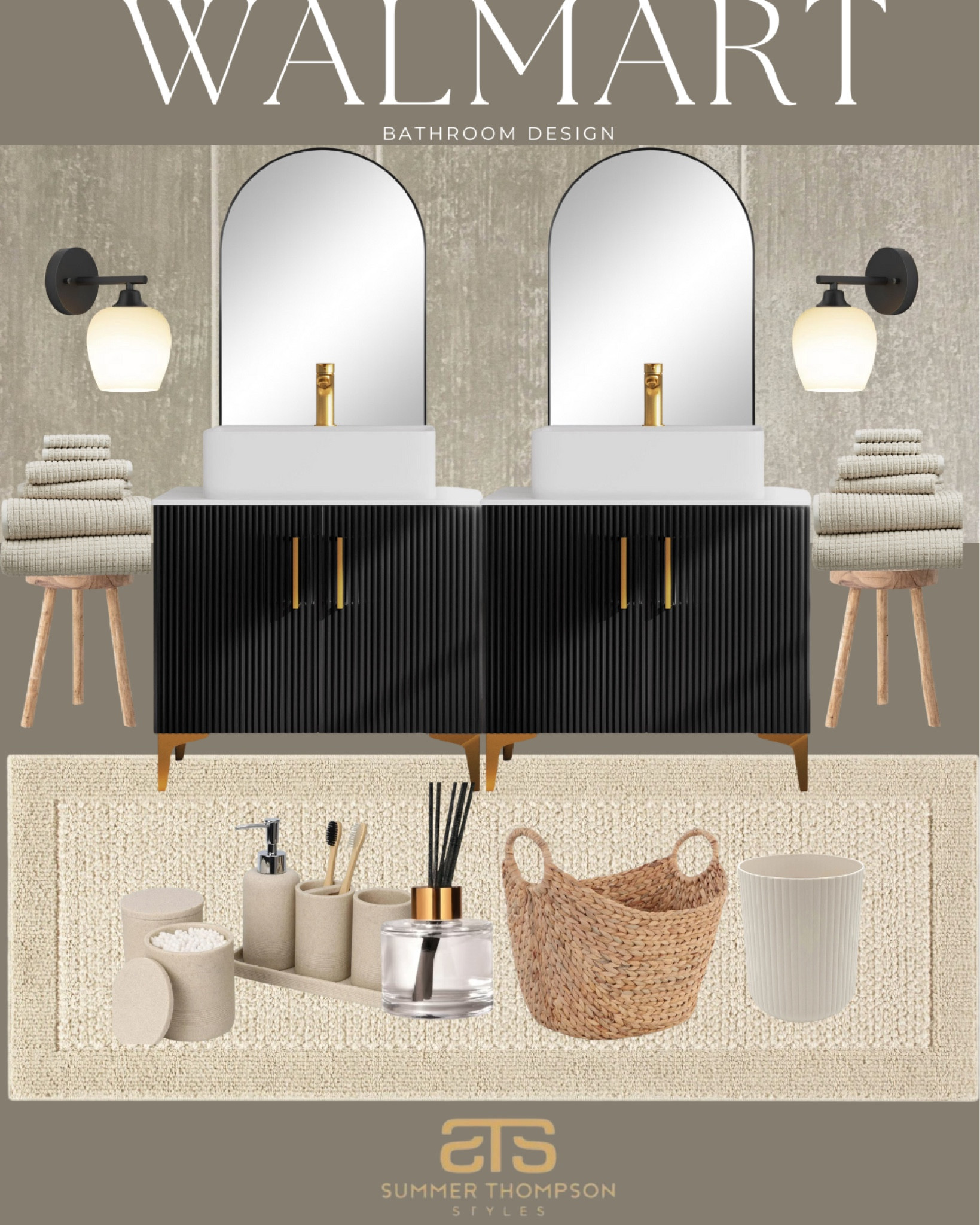 Walmart Bathroom Design! 

Refresh your bathroom space with these affordable Walmart finds! Simple, stylish, and perfect for any home.☁️

#WalmartHome
#BathroomRefresh
#BathroomDesign
#AffordableHomeDecor
#BathroomInspo
#BudgetFriendlyFinds
#HomeMakeover
#SimpleBathroomStyle
#WalmartFinds
#ModernBathroomDecor



#LTKStyleTip #LTKHome #LTKU