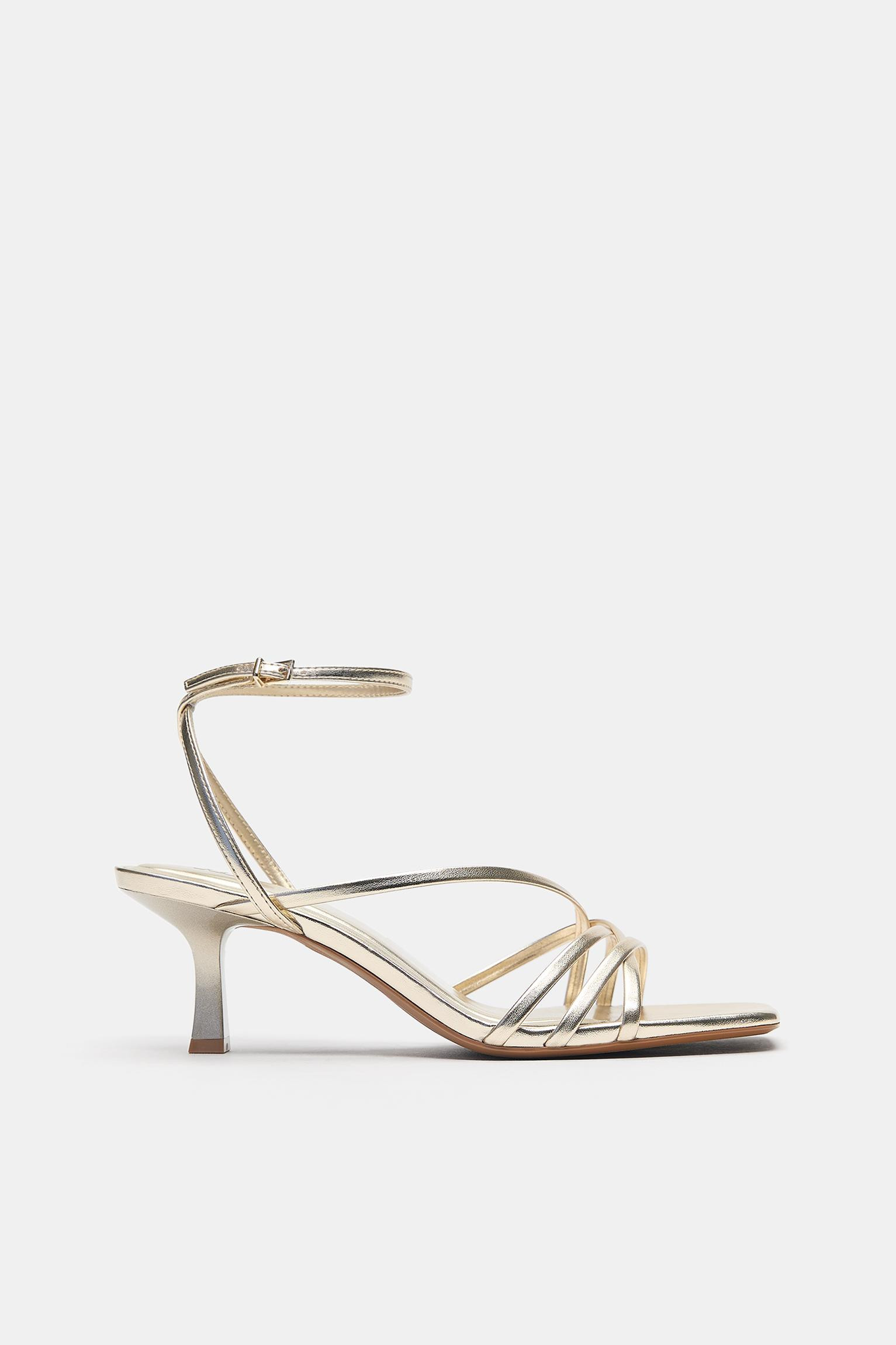 Strappy high-heel sandals | Pull&Bear United Kingdom | PULL and BEAR UK