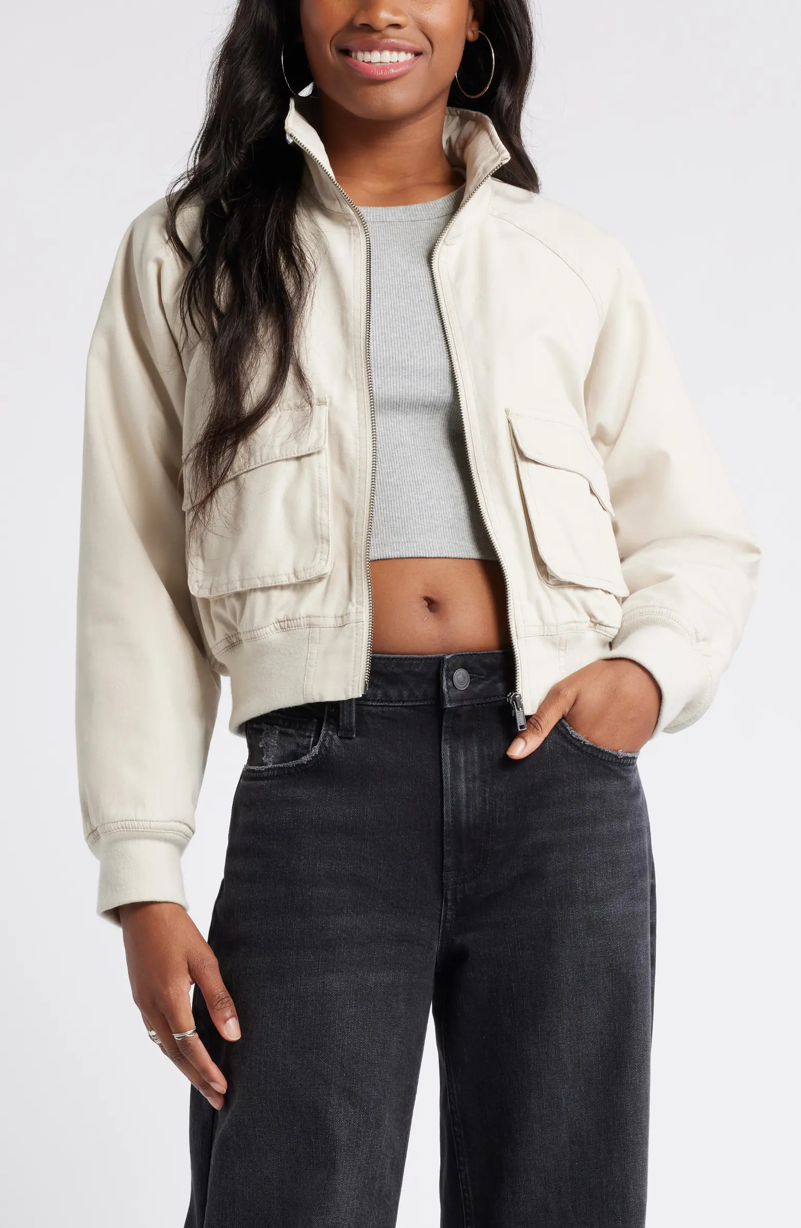 Quilted Cotton Utility Jacket | Nordstrom