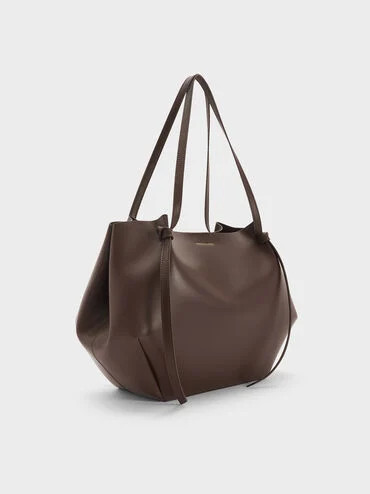 XL Calla Tote Bag
    
         - Espresso Brown | Charles & Keith UK
