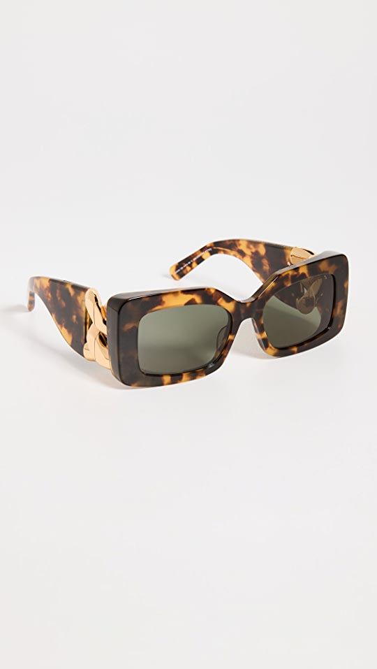 Rectangular Chain Sunglasses | Shopbop