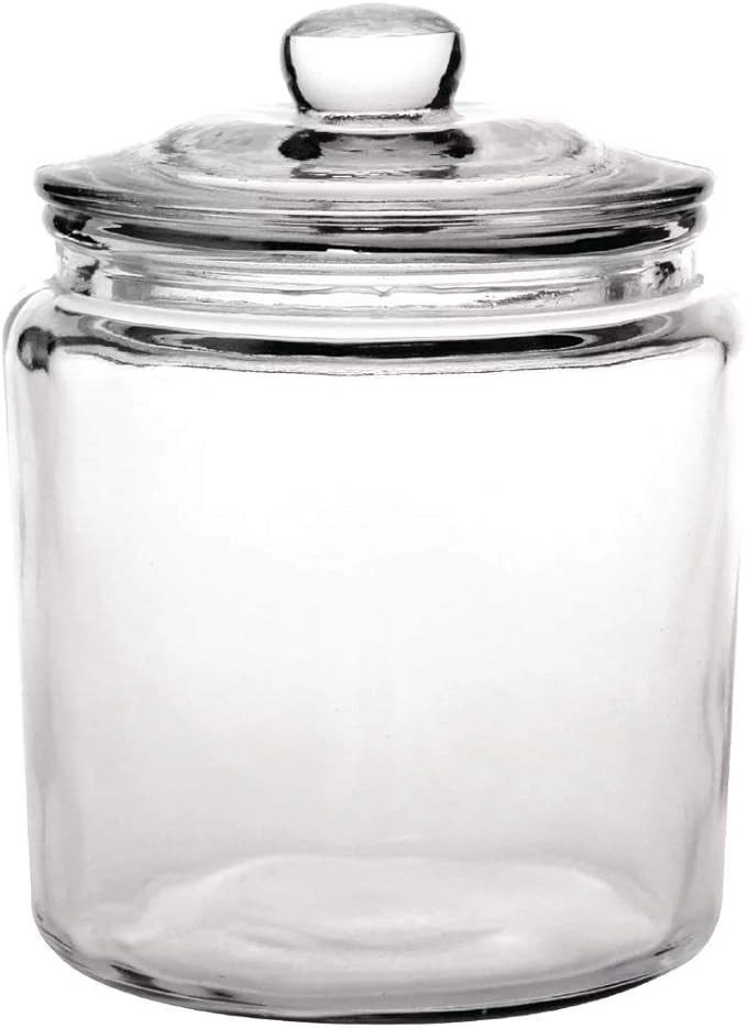 Chiner - Biscotti Glass Jar 3.8 L | Storage of Biscuits and Sweets | Dishwasher Safe | Large Capa... | Amazon (UK)