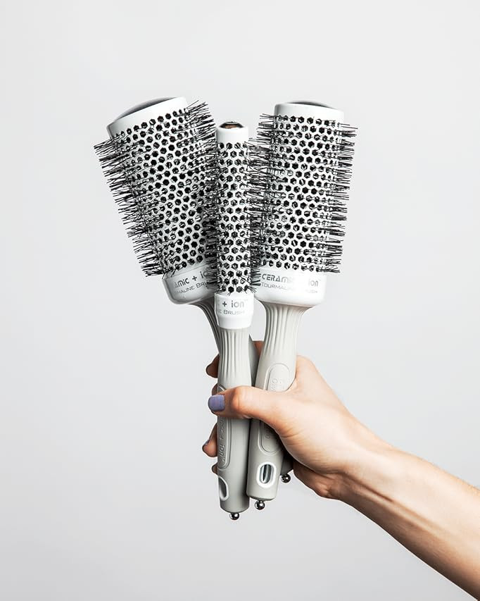 Olivia Garden Ceramic + Ion Round Thermal Hair Brush (not electrical) | Amazon (US)