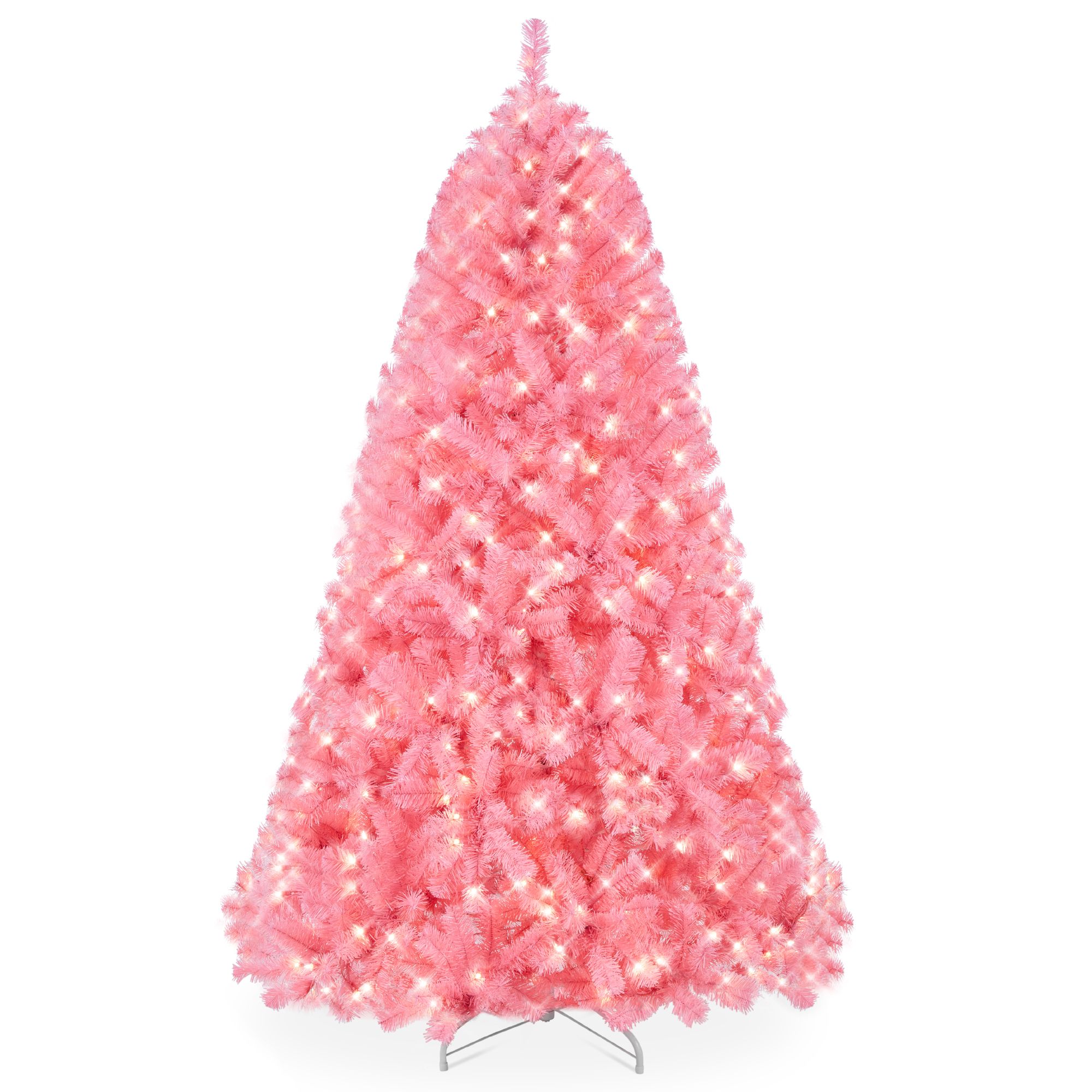 Best Choice Products 6ft Pre-Lit Pink Christmas Tree, Artificial Holiday Decoration w/ 947 Branch... | Walmart (US)