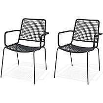 Amazonia Lancaster 2-Piece Chair Set Steel with a Rope Seat | Ideal for Outdoors | Amazon (US)