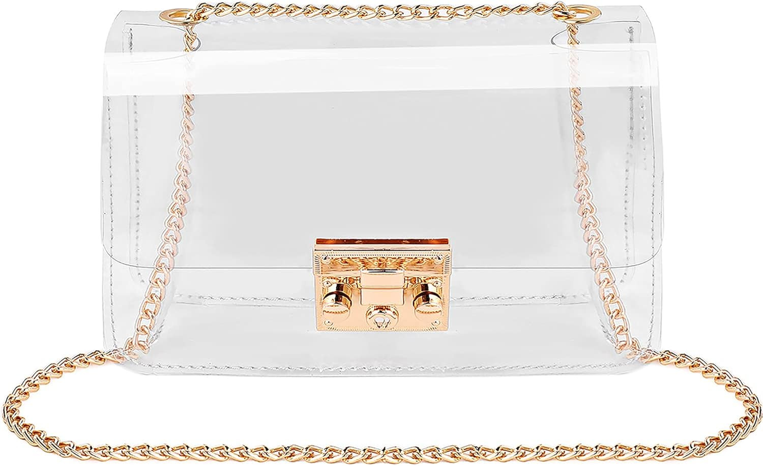 NC Clear Purse Crossbody Bag， Stadium Approved for Concerts Sports Events Cute for Sports Conce... | Amazon (US)