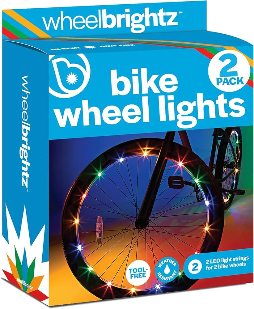 Brightz WheelBrightz 2-Pack LED Bike Wheel Lights - 2024 Edition with Superior Straps & LED-Weath... | Amazon (US)