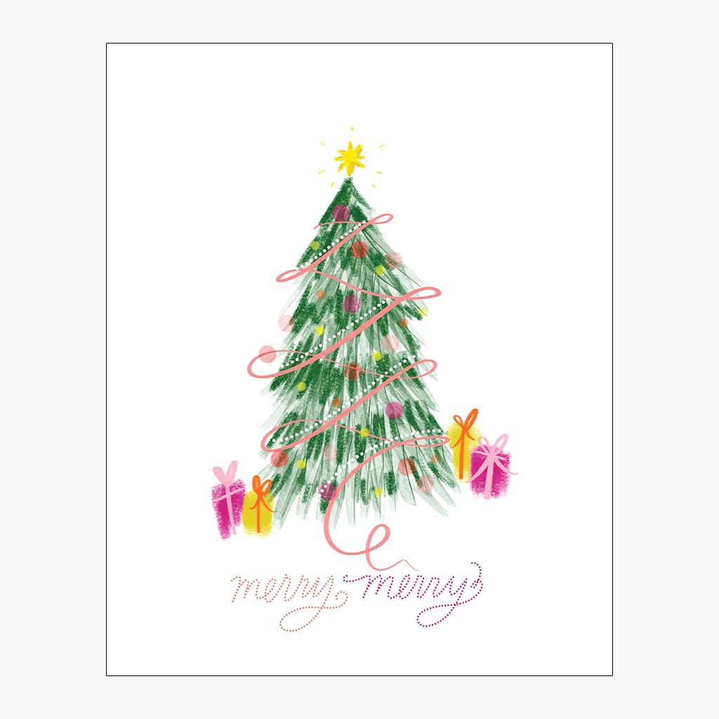 Merry Merry Christmas Tree | Lindsay Letters, LLC