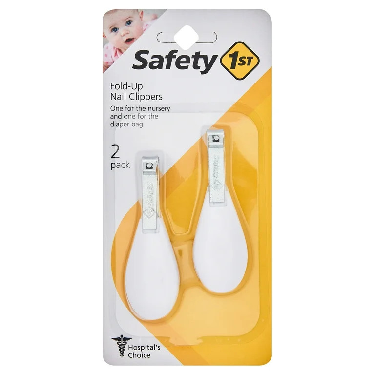 Safety 1st Fold-Up Nail Clippers (2 pk), White | Walmart (US)