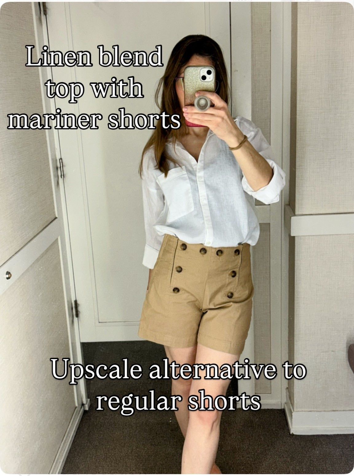 A comfortable, airy outfit that looks more upscale than your typical tshirt and shorts. Tie it together with gold jewelry and some slides.

Top: size xs
Mariner shorts: size 0

Everything at LOFT is on sale right now for 40% off

Spring outfits 2026


#LTKSaleAlert #LTKmomlife #LTKOver40