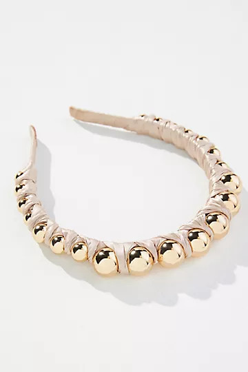 Silky Bauble Headband | Anthropologie (US)