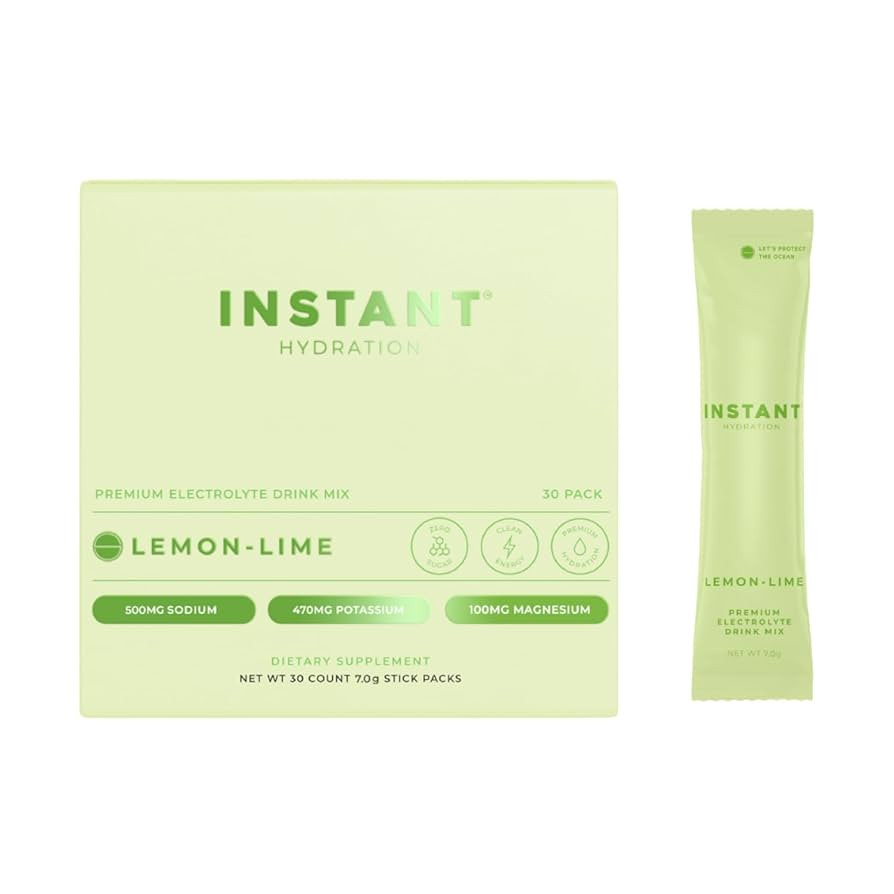 Instant Hydration Electrolytes Powder Packets - Lemon Lime Drink Mix - Zero Sugar - Keto, Vegan, ... | Amazon (US)
