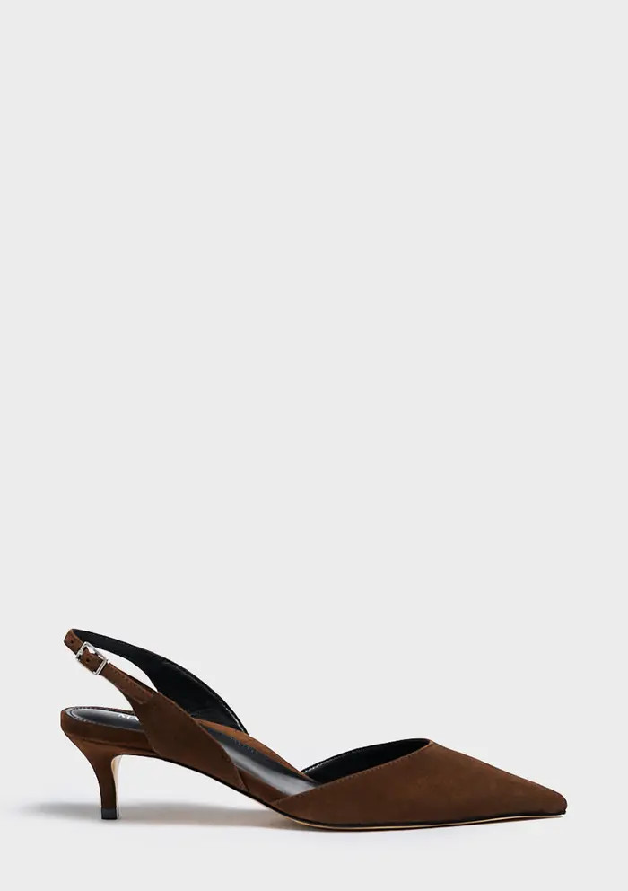 MARION PARKE Classic Slingback 45 Suede | Nordstrom | Nordstrom