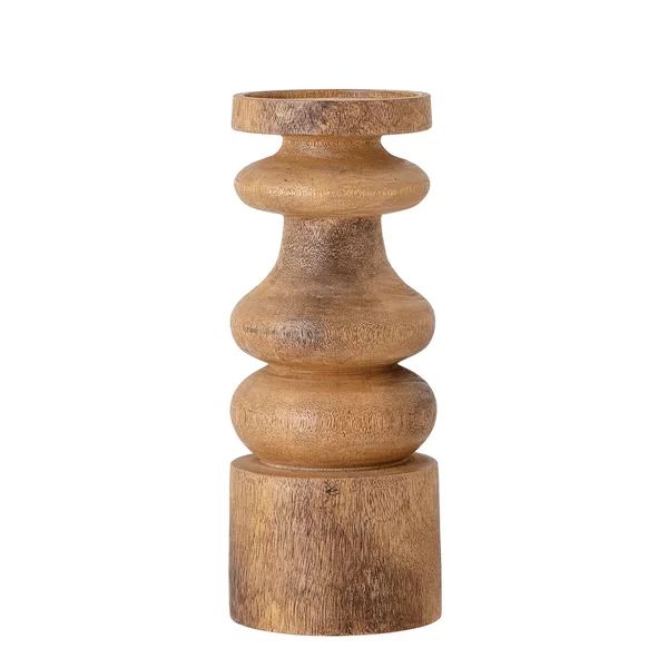 12" Wood Tabletop Candlestick | Wayfair North America