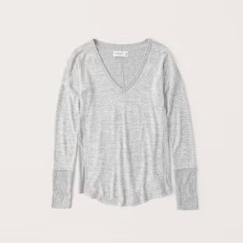 Long-Sleeve Cozy Legging Tee | Abercrombie & Fitch (US)