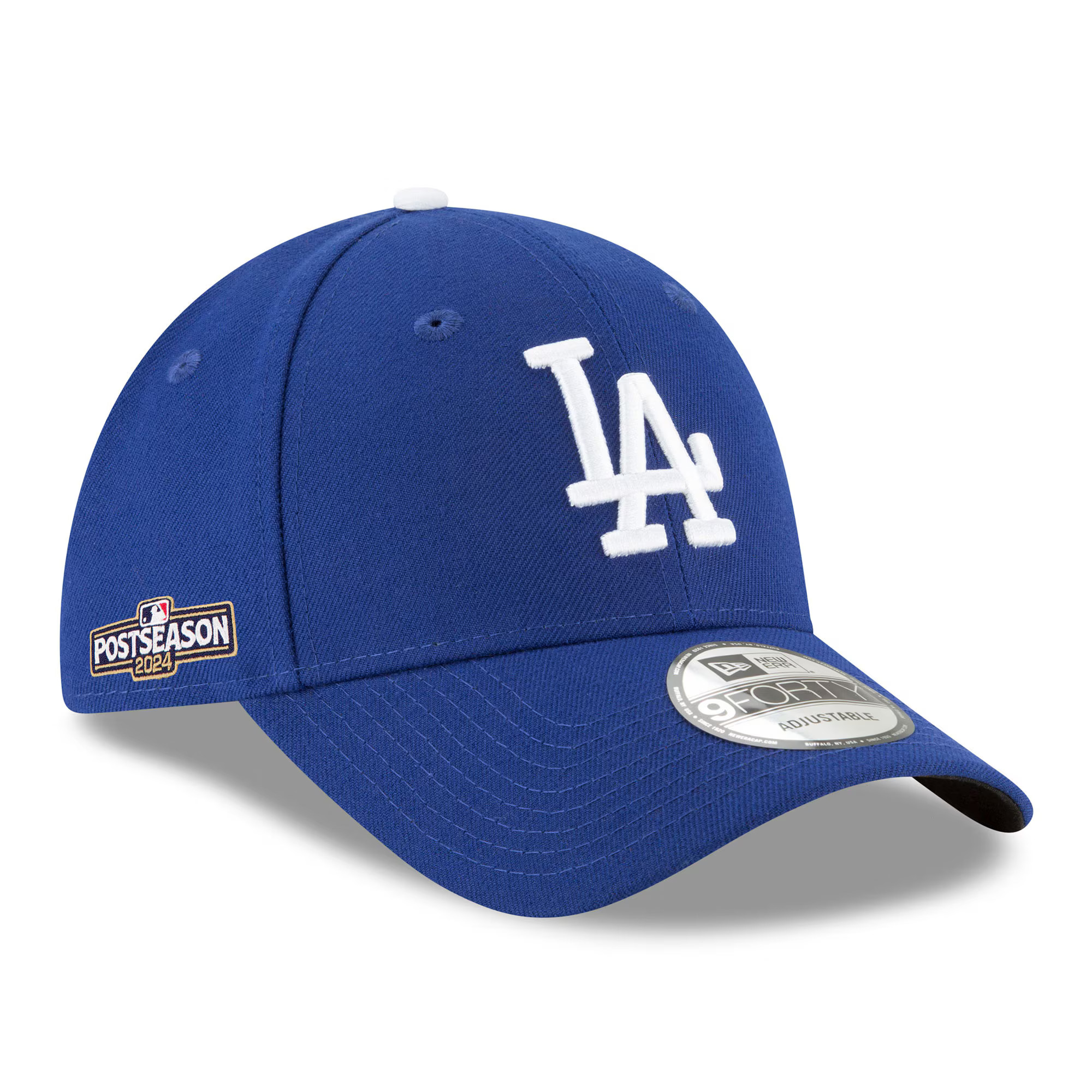 Los Angeles Dodgers New Era 2024 MLB Postseason Side Patch 9FORTY Adjustable Hat - Royal | Fanatics
