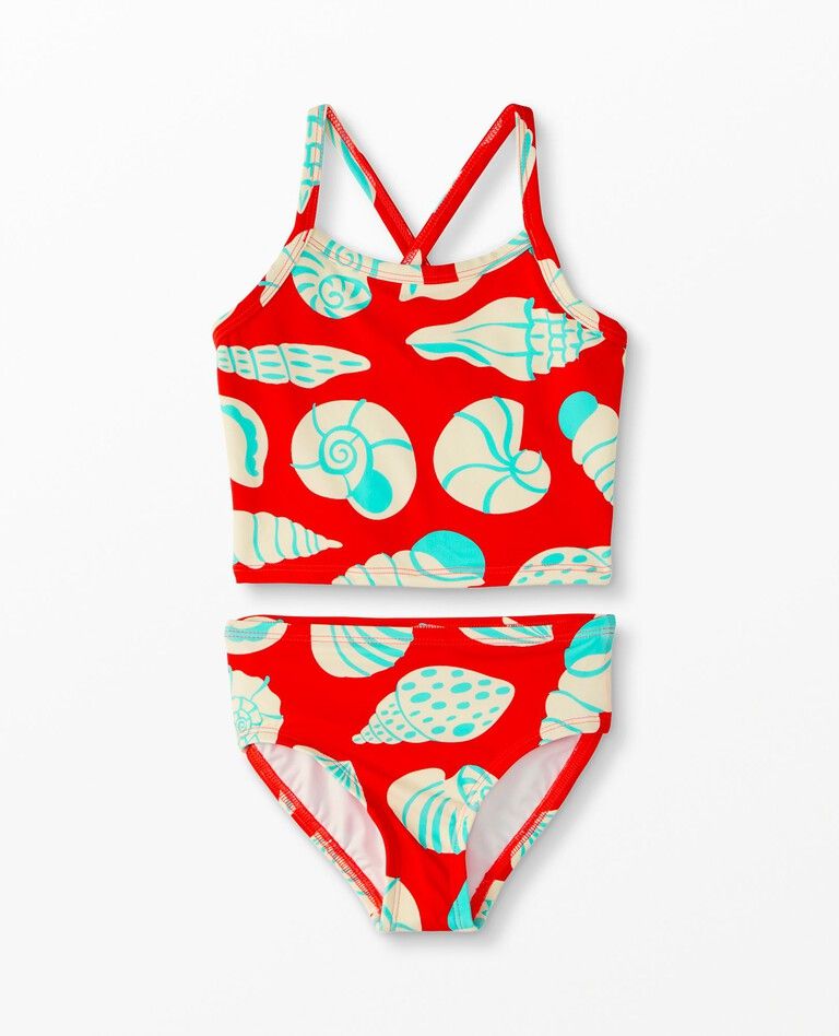 Recycled Sunblock Print Tankini Set | Hanna Andersson