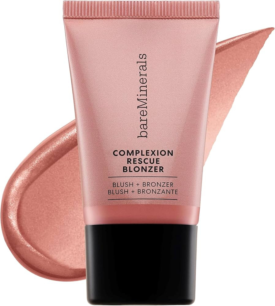 bareMinerals Complexion Rescue Liquid Blonzer, Blush + Bronzer Hybrid, Bronzer Blush for a Sun-Ki... | Amazon (US)