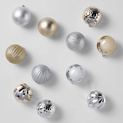 100ct Christmas Ornament Set Silver & Gold - Wondershop™ | Target